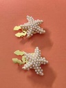 2pcs Starfish Shirt Button Covers 
