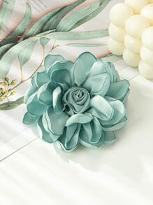 1pc Handmade Burned Edge Floral Fashion Brooch